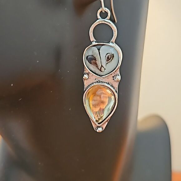 Jewelry - NWOT Owl drop earrings
